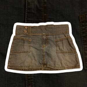 Denim miniskirt